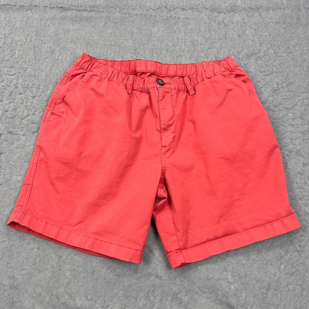 Chubbies Shorts Men's Large Pink Dippers 7" Performance Everywhere Stretch Gym